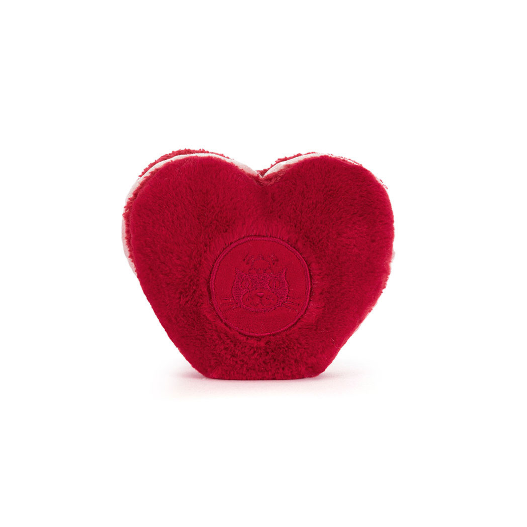 Arlette - Wesoły Makaronik Serce 13 cm - Czerwona Pluszowa Pralinka - Maskotka Przytulanka - JellyCat