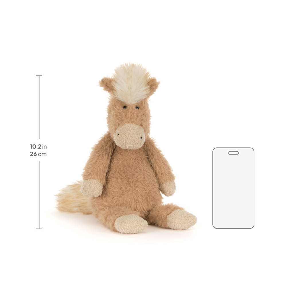 Kucyk Canterneigh - Pluszowy Długowłosy Kuc Szetlandzki - Maskotka Przytulanka - JellyCat