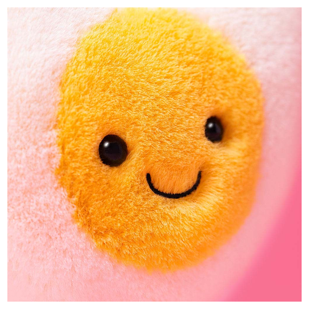 Jajko Serduszko - Pluszowe Gotowane Jajeczko w Kształcie Serca - Maskotka Przytulanka - JellyCat