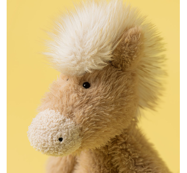 Kucyk Canterneigh - Pluszowy Długowłosy Koń Kuc Szetlandzki - Maskotka Przytulanka - JellyCat