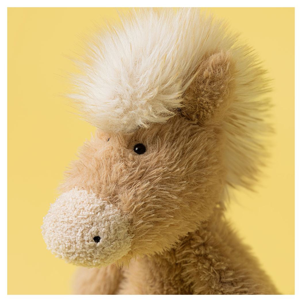 Kucyk Canterneigh - Pluszowy Długowłosy Kuc Szetlandzki - Maskotka Przytulanka - JellyCat