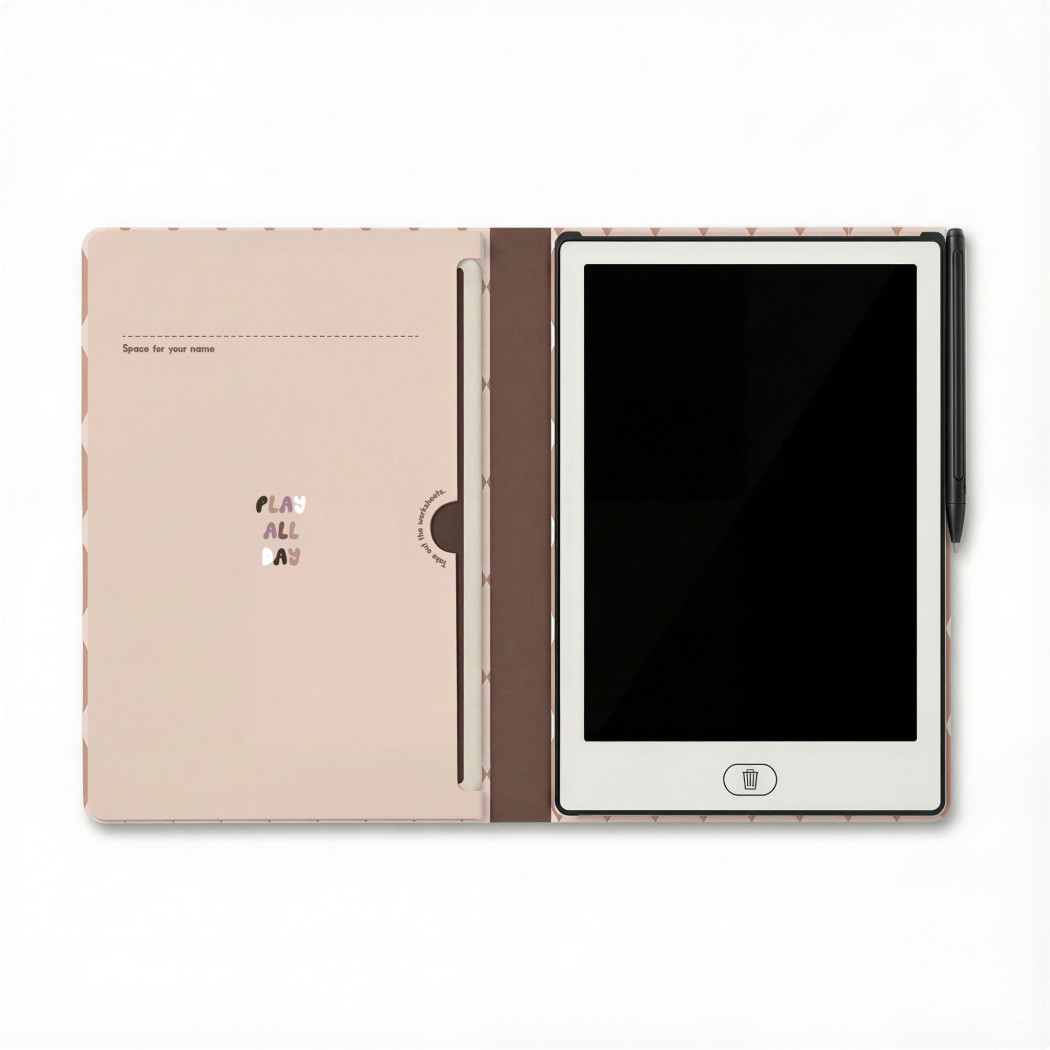 Króliczek KidBook - Tablet Graficzny z Kartami Pracy do Nauki Rysowania dla Dzieci - Kidinex