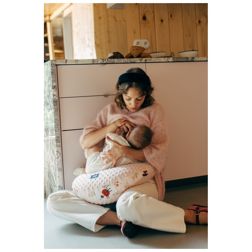 Kura Babci Dany Minky - Heartbeat Pink - Ginger - Poduszka - La Millou