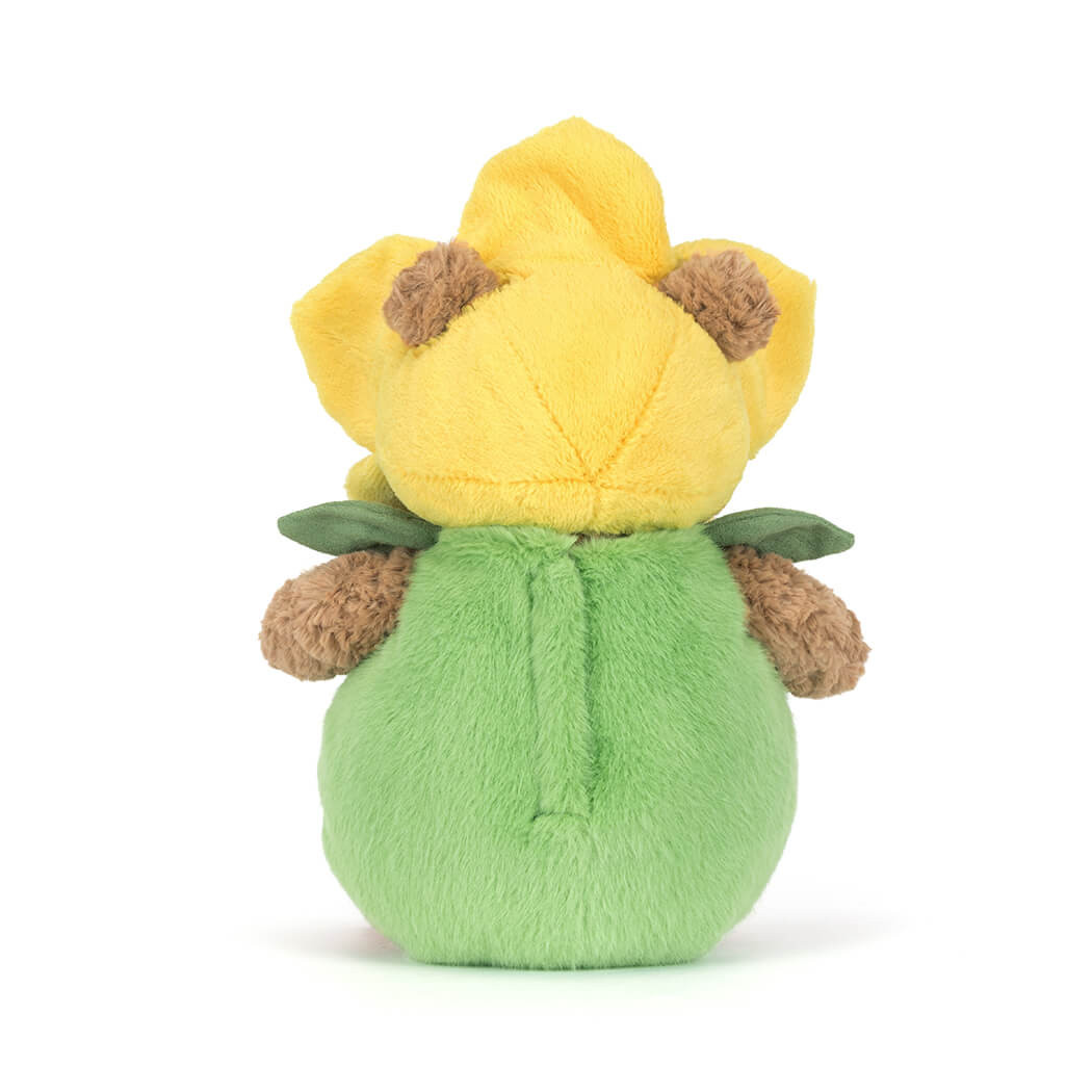 Miś Bartłomiej Żonkil 26 cm - Pluszowy Miś Przebrany za Kwiatek - Maskotka Przytulanka - JellyCat