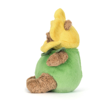 Miś Bartłomiej Żonkil 26 cm - Pluszowy Miś Przebrany za Kwiatek - Maskotka Przytulanka - JellyCat