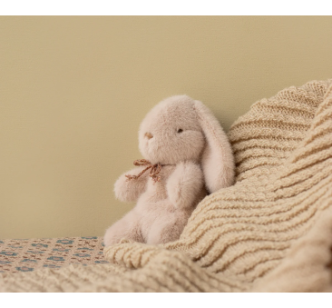 Pudrowo Różowy Mały Pluszowy Króliczek - 13 cm - Maskotka Przytulanka Królik - Maileg