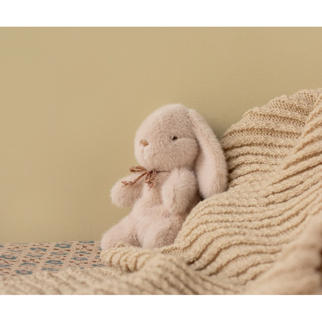 Pudrowo Różowy Mały Pluszowy Króliczek - 13 cm - Maskotka Przytulanka Królik - Maileg