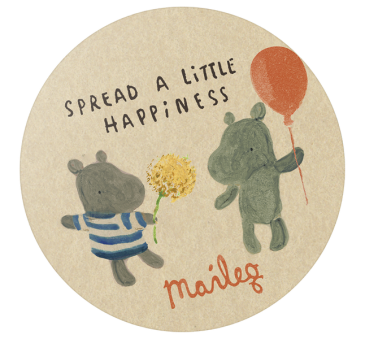 Okrągła Naklejka - Podziel...