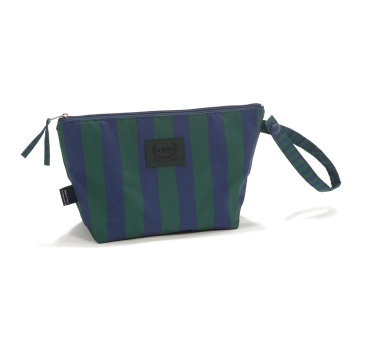 Stripes Green M - Kosmetyczka Wodoodporna - Rozmiar M - La Millou
