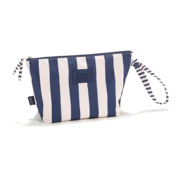 Stripes Navy M - Kosmetyczka Wodoodporna - Rozmiar M - La Millou