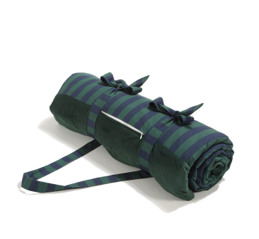 Stripes Green XL 145x170 cm - Koc Piknikowy z...
