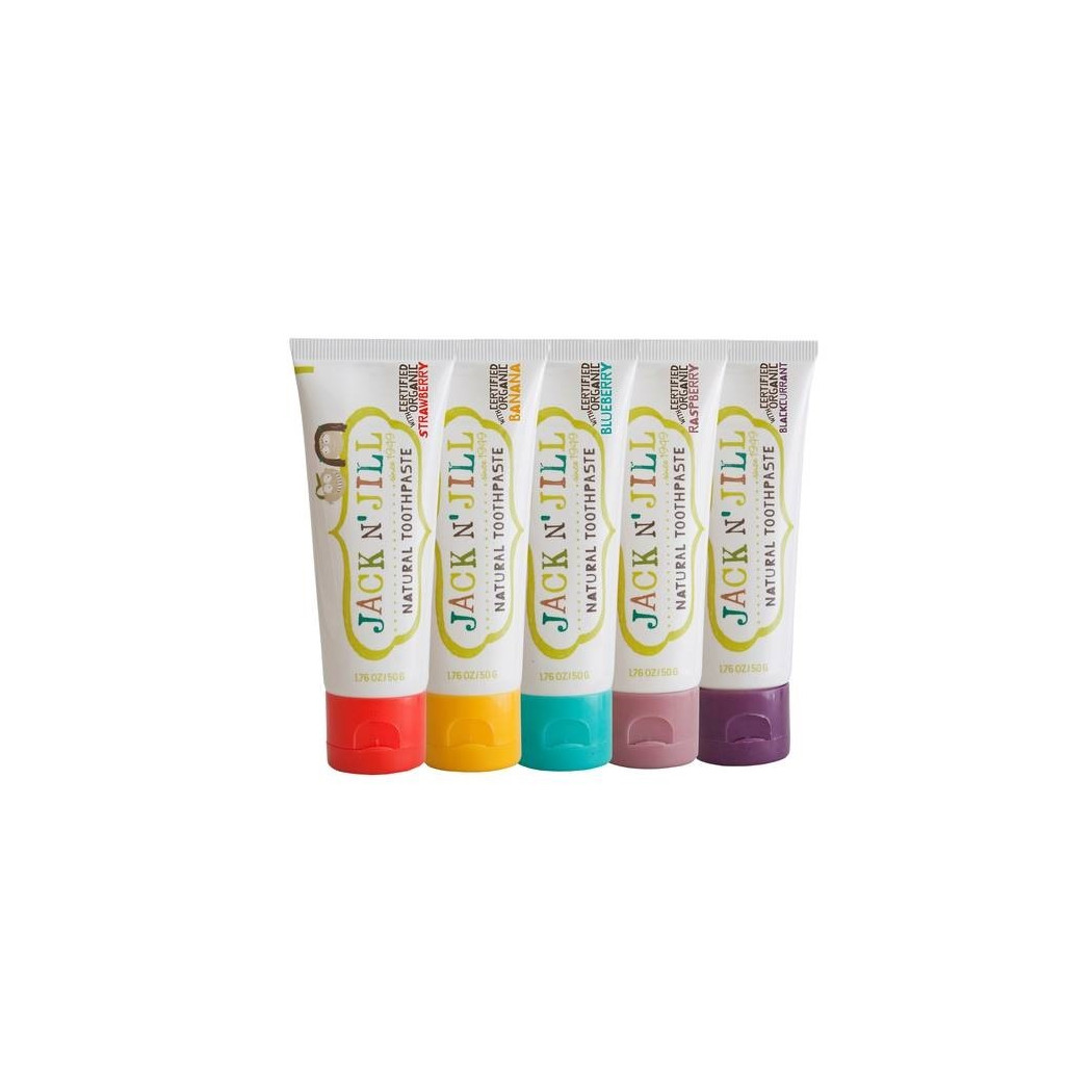 Czarna Porzeczka - naturalna pasta do zębów - blackcurrant - JACK N'JILL