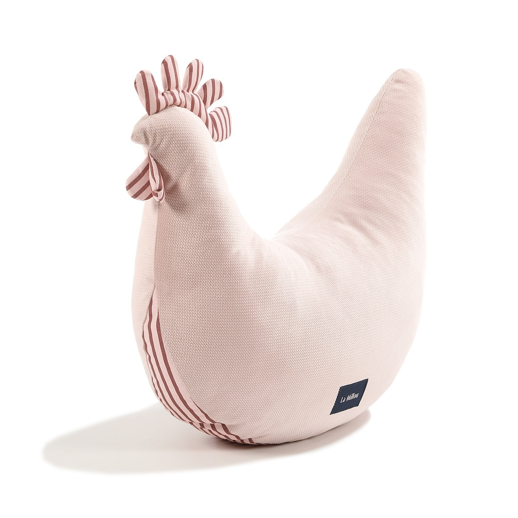 Kura Babci Dany - Stripes Pink - Smoke Rose - Poduszka - La Millou