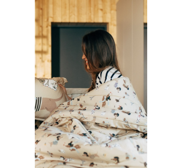 Leopard Cream - Kołdra Bamboo XL - 140x200 cm - by Magdalena Lamparska - La Millou