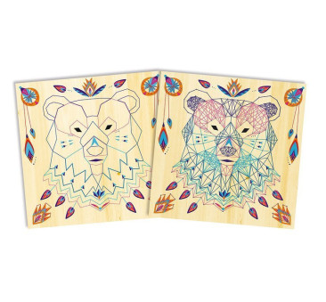 Zwierzęta - Przeplatanka 3D - Zestaw Kreatywny 10+ - Janod