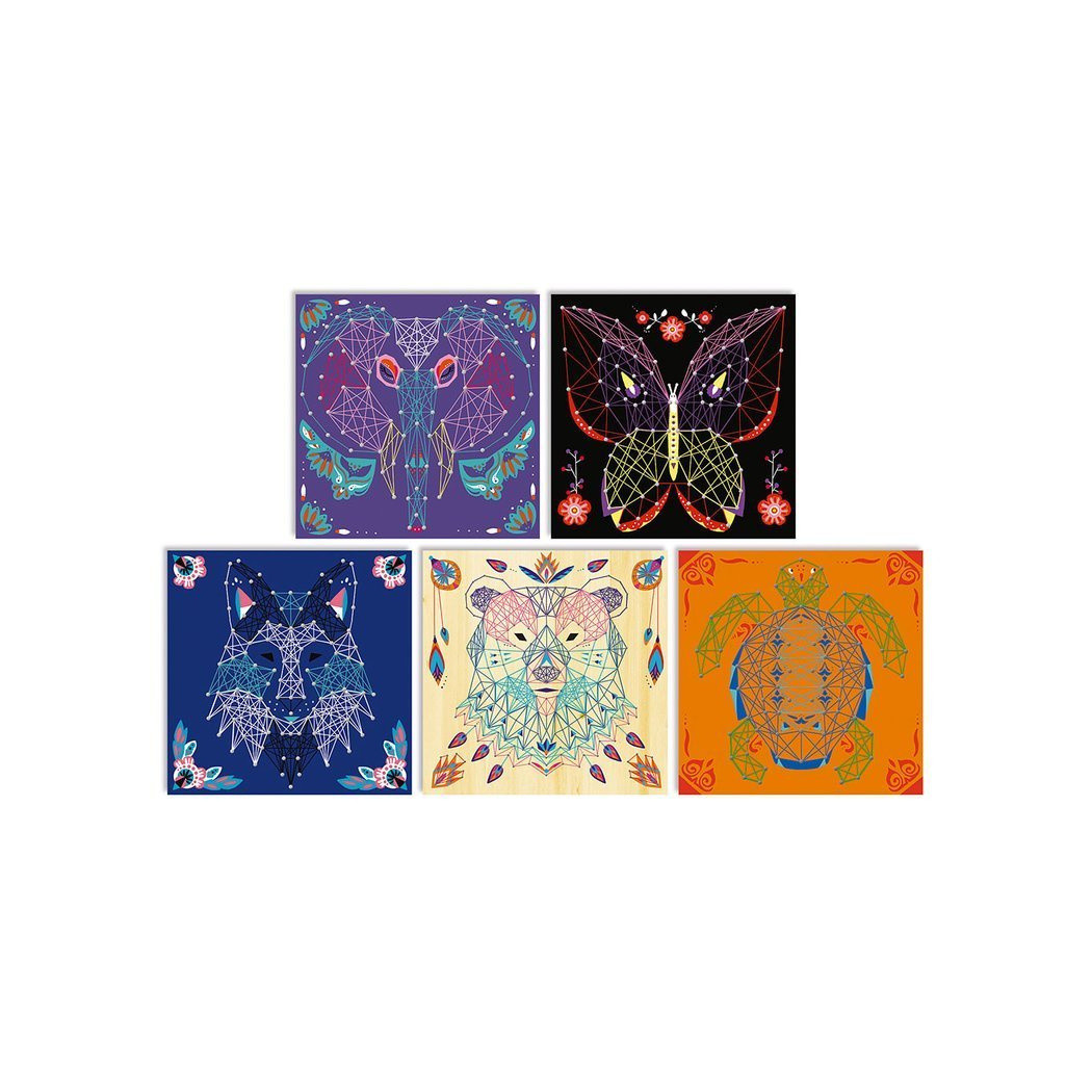 Zwierzęta - Przeplatanka 3D - Zestaw Kreatywny 10+ - Janod