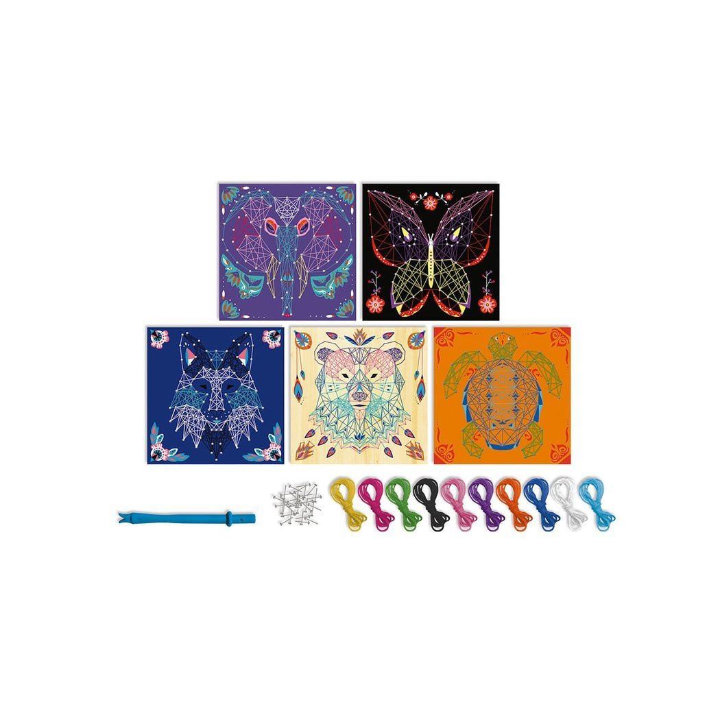 Zwierzęta - Przeplatanka 3D - Zestaw Kreatywny 10+ - Janod