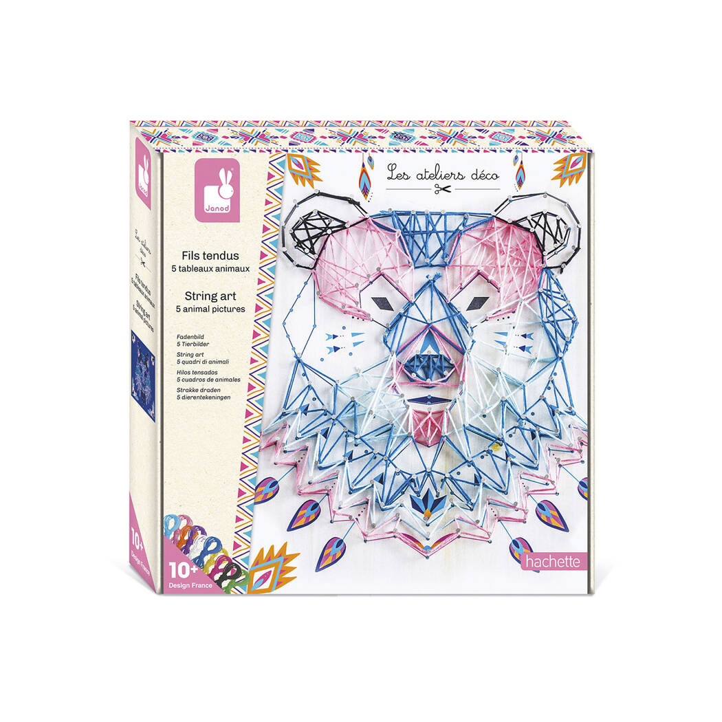 Zwierzęta - Przeplatanka 3D - Zestaw Kreatywny 10+ - Janod