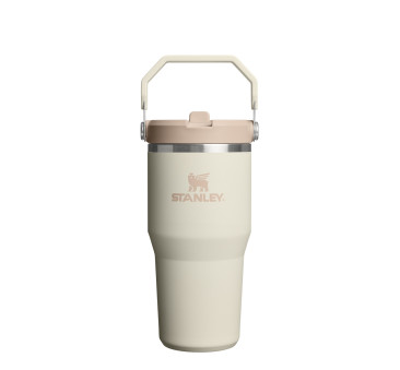Cream 0.59L - Kubek Termiczny z Ustnikiem - IceFlow Flip Straw Tumbler - Stanley