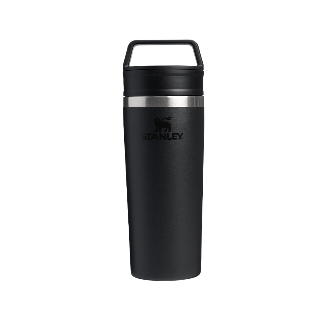 Czarny Black 0.47L - Café-To-Go Travel Mug - Podróżny Kubek Termiczny z Uchwytem - Stanley