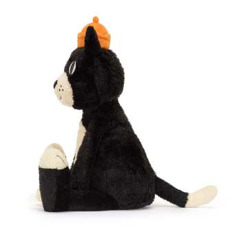 Kot Jellycat 48 cm - Jellycat Jack - Duży Kotek w Czapce - Maskotka Przytulanka - JellyCat