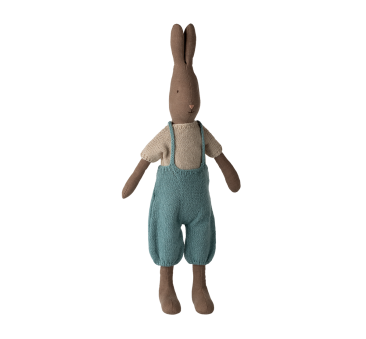 Króliczek w Ogrodniczkach i Sweterku 49 cm - Rabbit size 3 - Królik Maskotka Przytulanka - Maileg