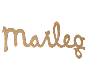 Brzozowe Logo Maileg - Maileg Wooden Logo - Akcesoria Dla Myszek - Maileg