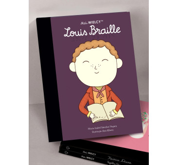 Louis Braille - Maria Isabel Sanchez Vegara - Mali WIELCY- Wydawnictwo SmartBooks