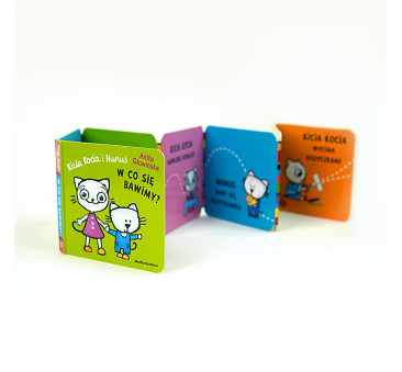 Kicia Kocia i Nunuś. W co się bawimy? - Książka Harmonijka dla Najmłodszych - Anita Głowińska - Media Rodzina