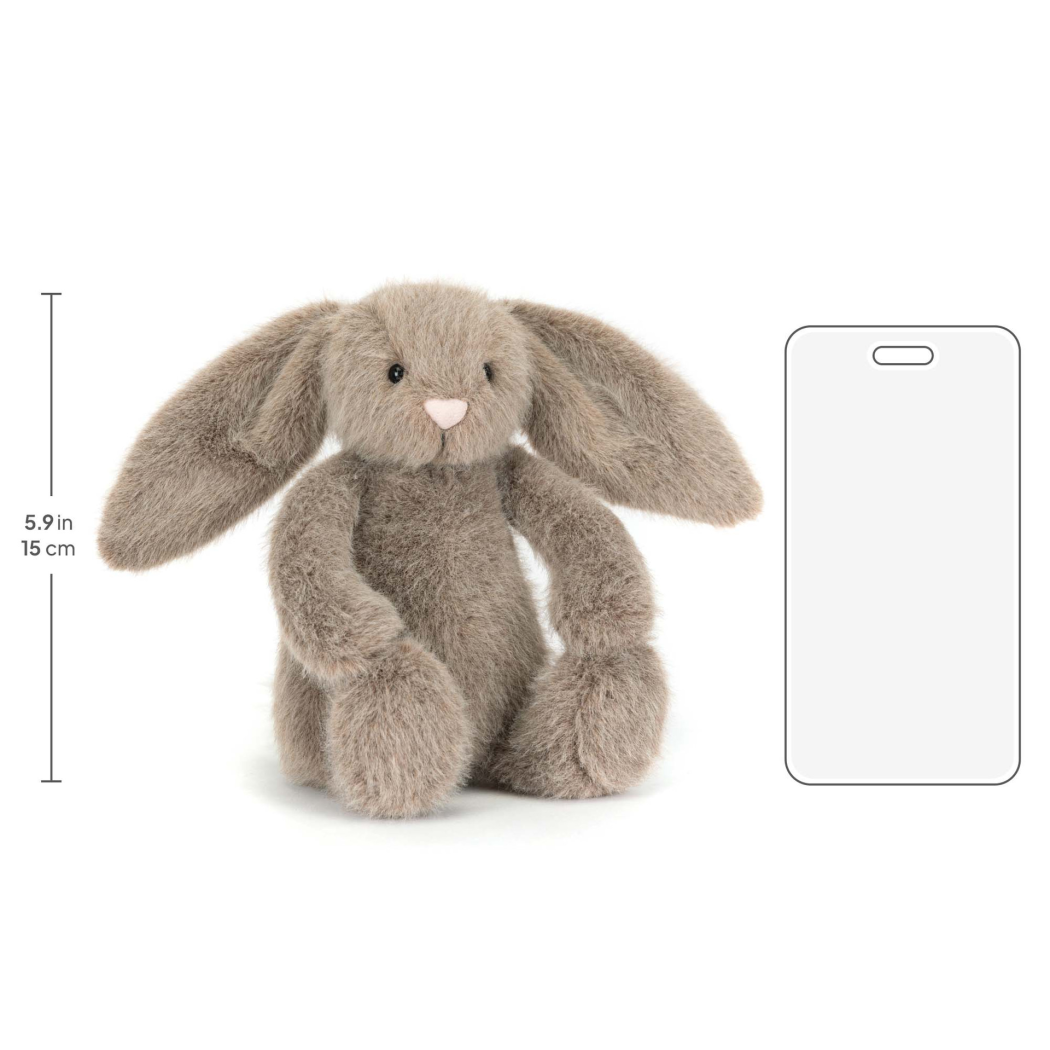Szarobeżowy Królik 18 cm - Płowy Króliczek Maskotka Przytulanka - JellyCat