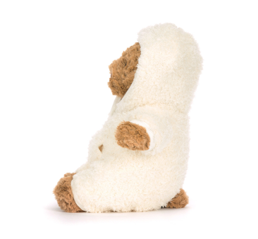 PROMOCJA Miś Bartłomiej w Pajacyku - 26 cm - Klasyczny Pluszowy w Zdejmowanym Ubranku Kombinezonie - Maskotka Przytulanka - Jell