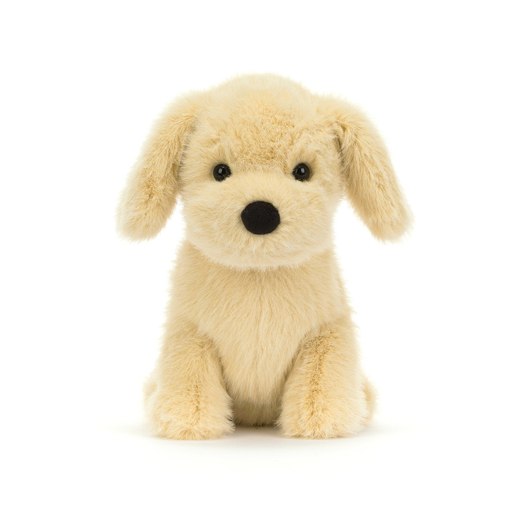 Złoty Szczeniaczek - Piesek Golden Retriever 21 cm - Pluszowy Szczeniak - Maskotka Przytulanka - JellyCat