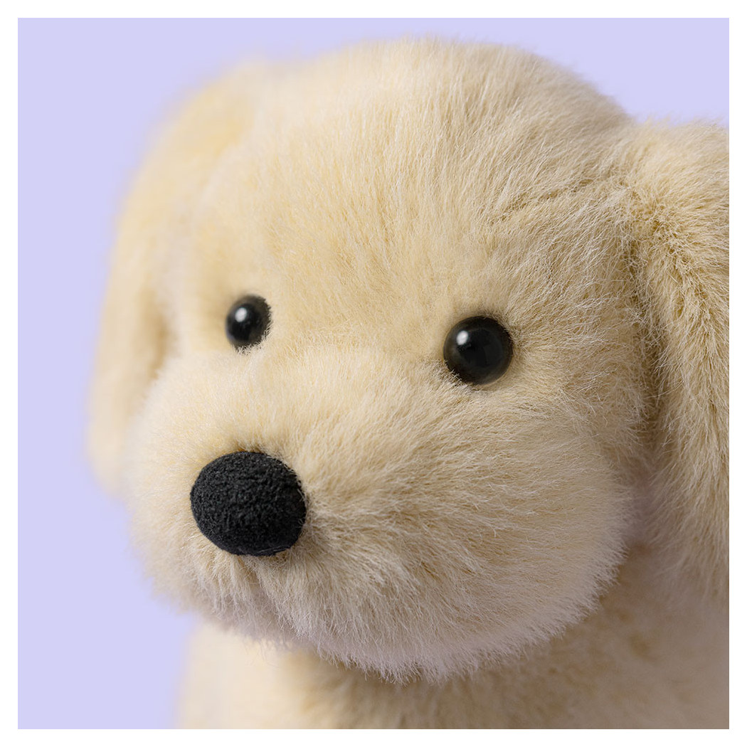 Złoty Szczeniaczek - Piesek Golden Retriever 21 cm - Pluszowy Szczeniak - Maskotka Przytulanka - JellyCat
