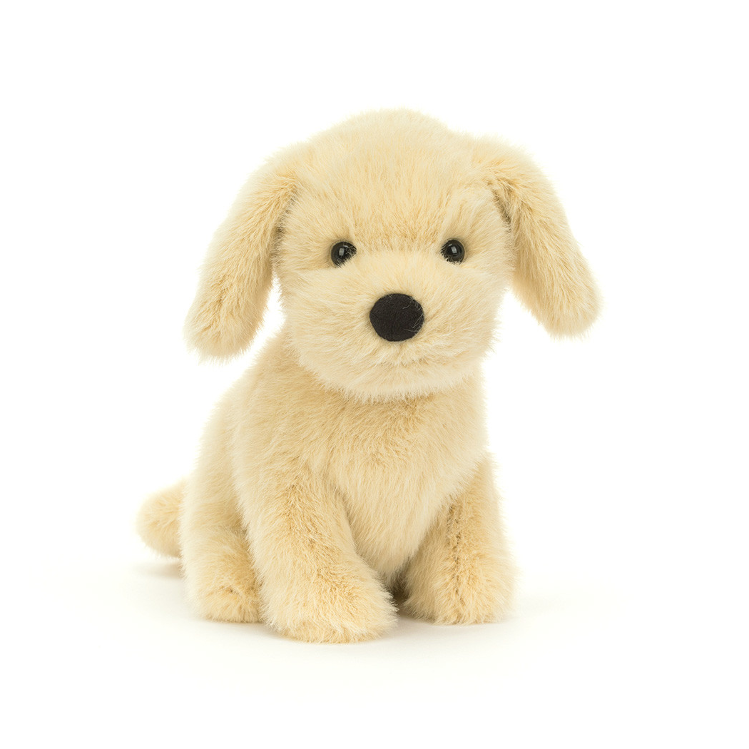 Złoty Szczeniaczek - Piesek Golden Retriever 21 cm - Pluszowy Szczeniak - Maskotka Przytulanka - JellyCat