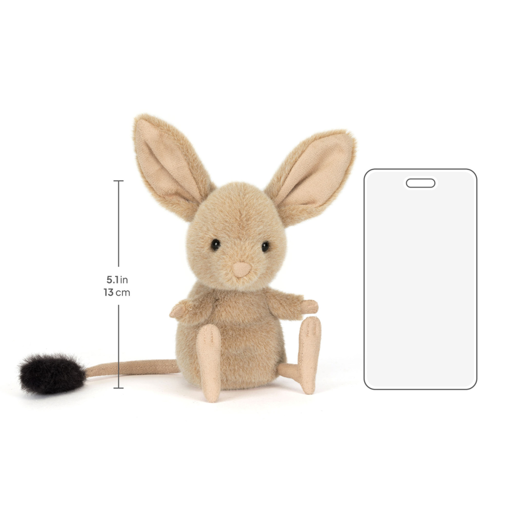 Skoczek Pustynny - 14 cm - Pluszowy Gryzoń - Maskotka Przytulanka - JellyCat