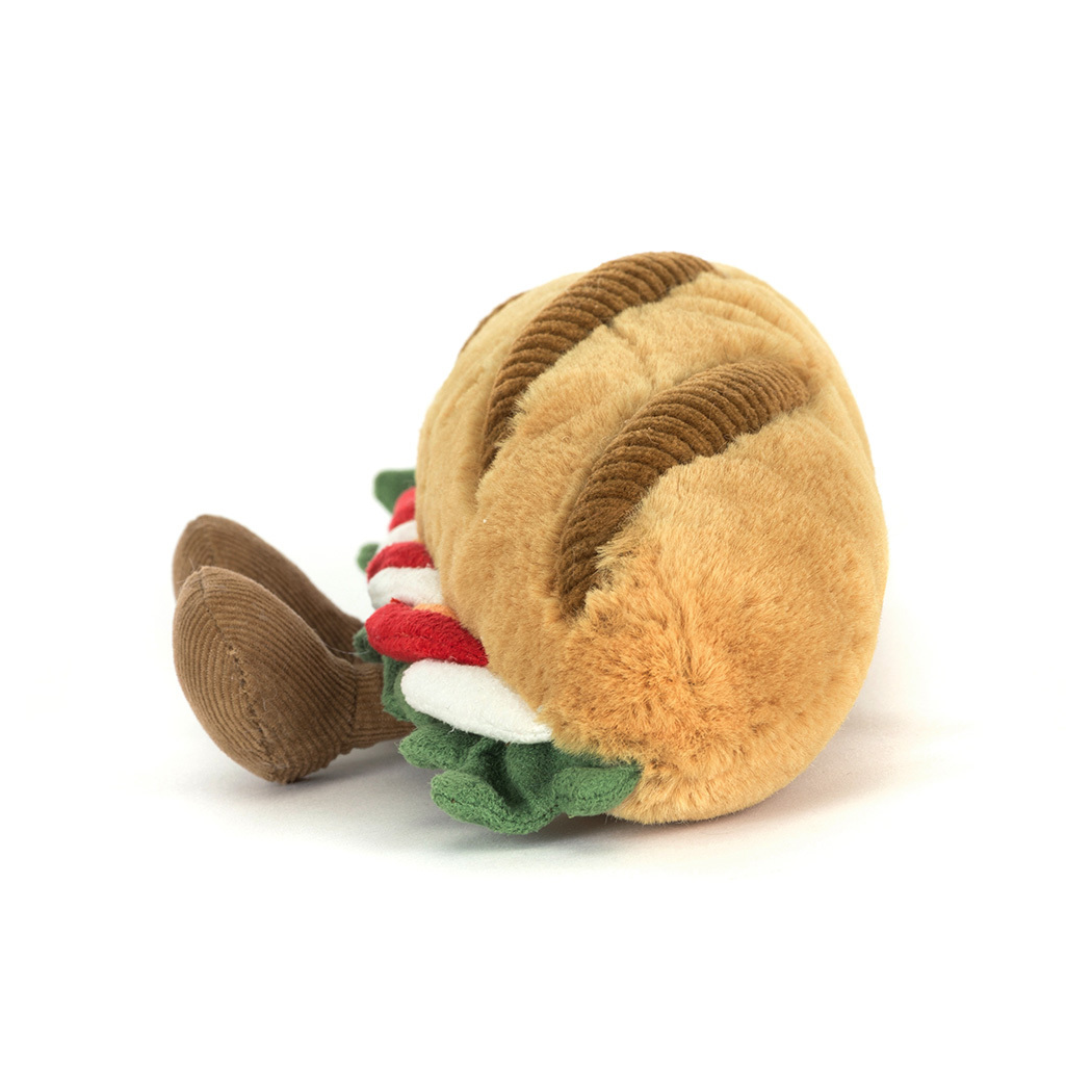 Paryska Bagietka - Pluszowa Kanapka Caprese 12 cm - Maskotka Przytulanka - JellyCat