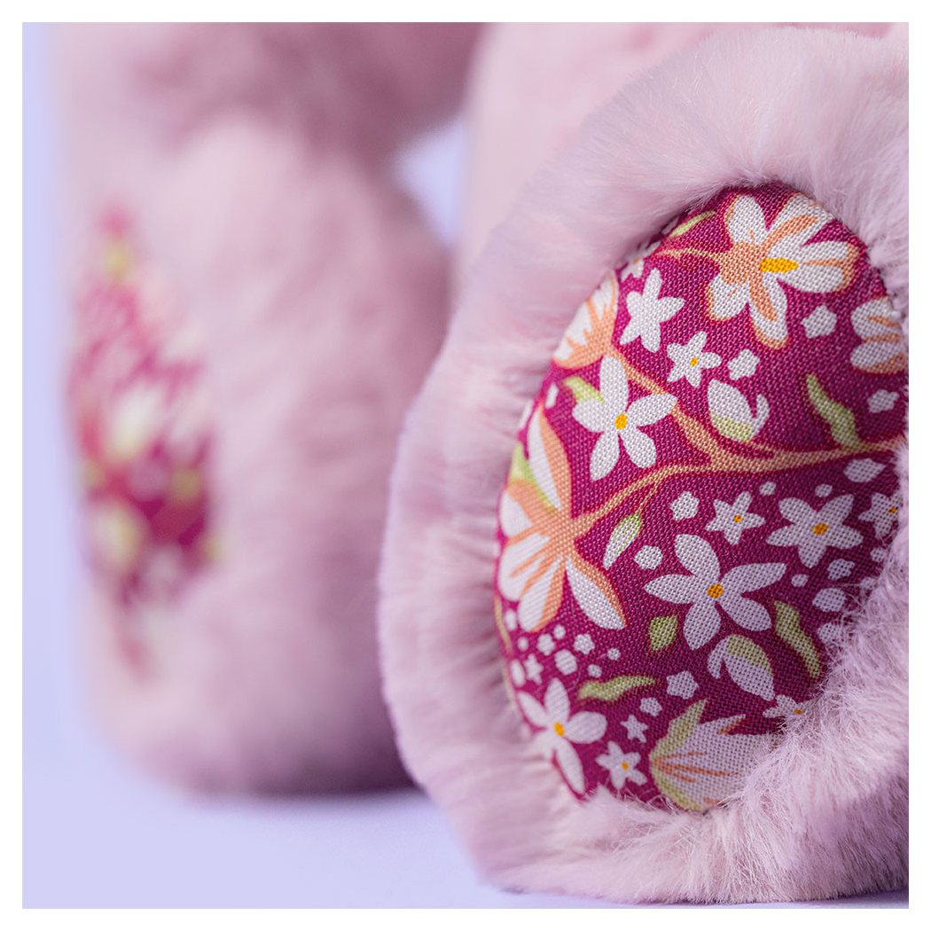 Thistlepop - Liliowy Króliczek Luxe - Królik 31 cm z Kwiecistymi Uszami - Maskotka Przytulanka - JellyCat