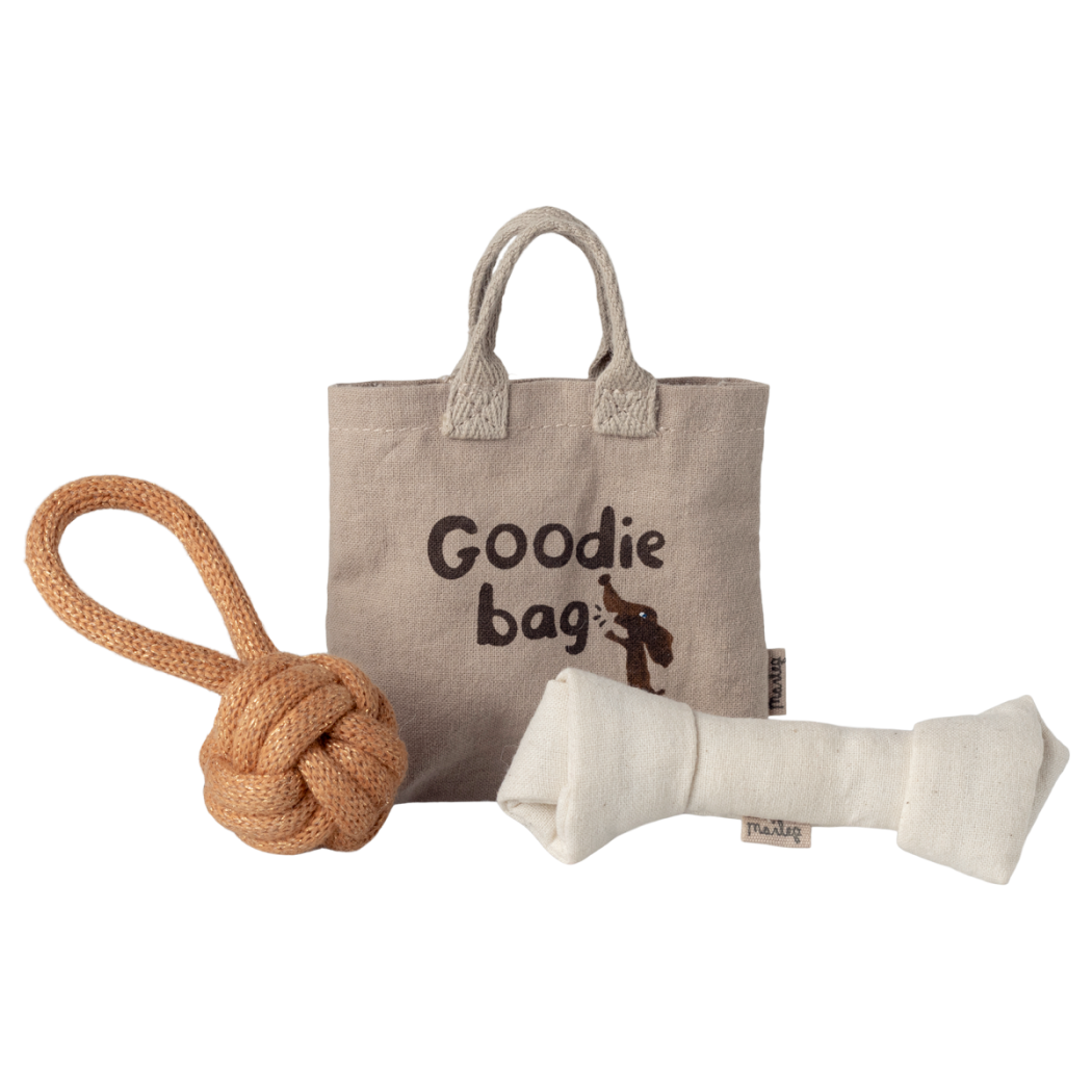 Kość i Zabawka - Akcesoria dla Szczeniaczka - Zabawki dla Pluszowego Pieska - Maileg