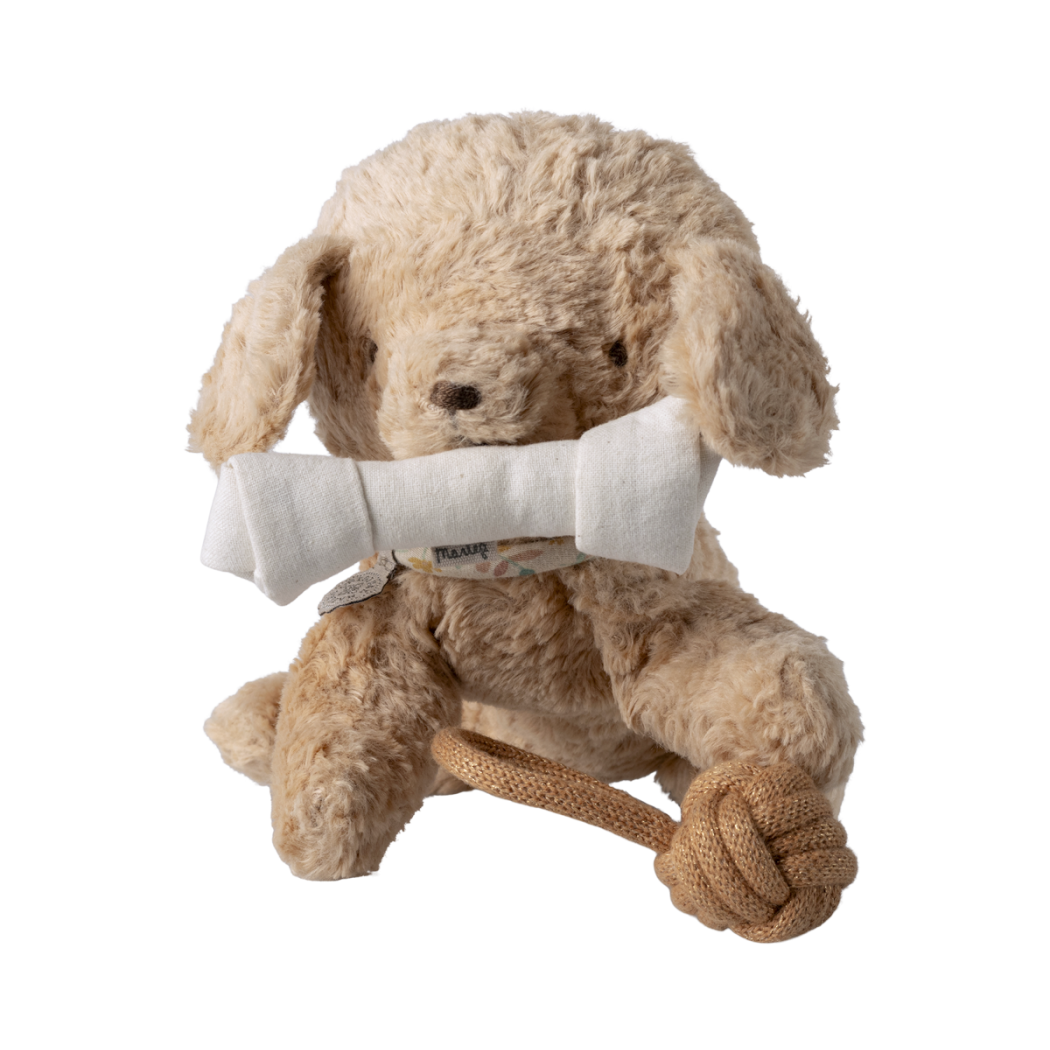 Kość i Zabawka - Akcesoria dla Szczeniaczka - Zabawki dla Pluszowego Pieska - Maileg