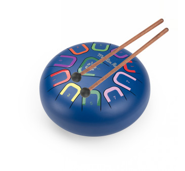 Bardzo Duży Granatowy Bębenek Językowy - 11...