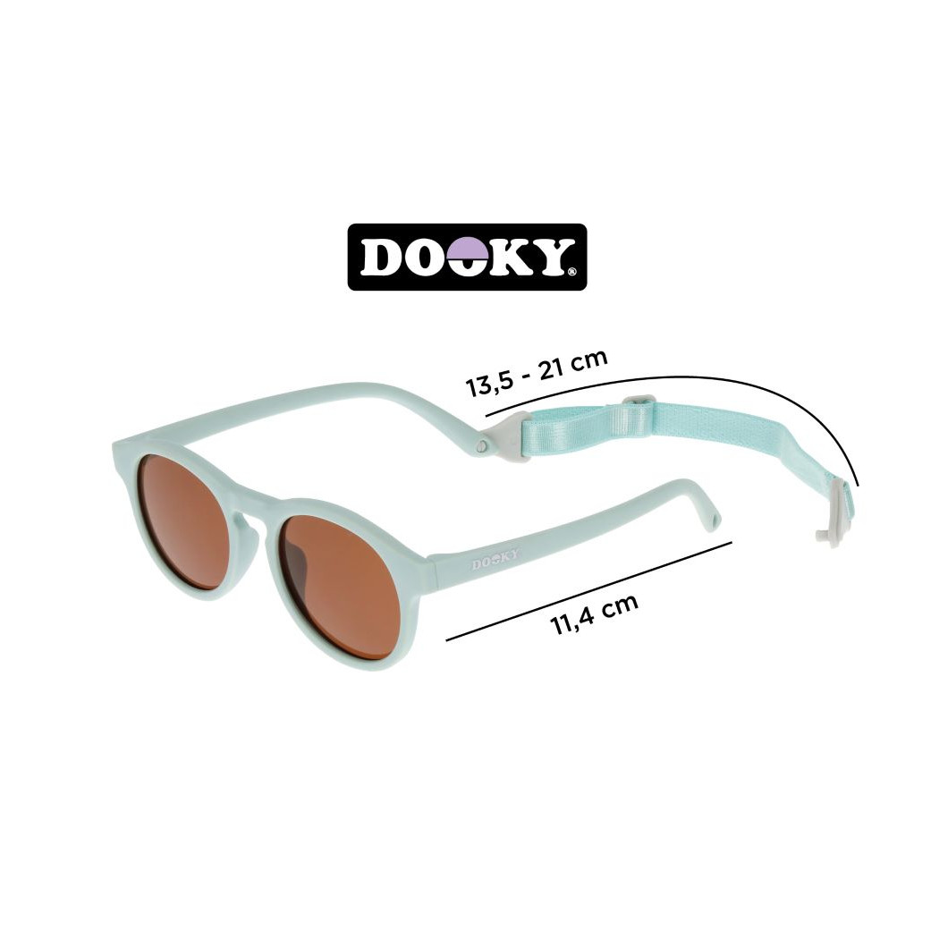 Pink Aruba - Okularki Przeciwsłoneczne dla Dzieci - Filtr UV i Polaryzacja - 6-36 miesięcy - Dooky