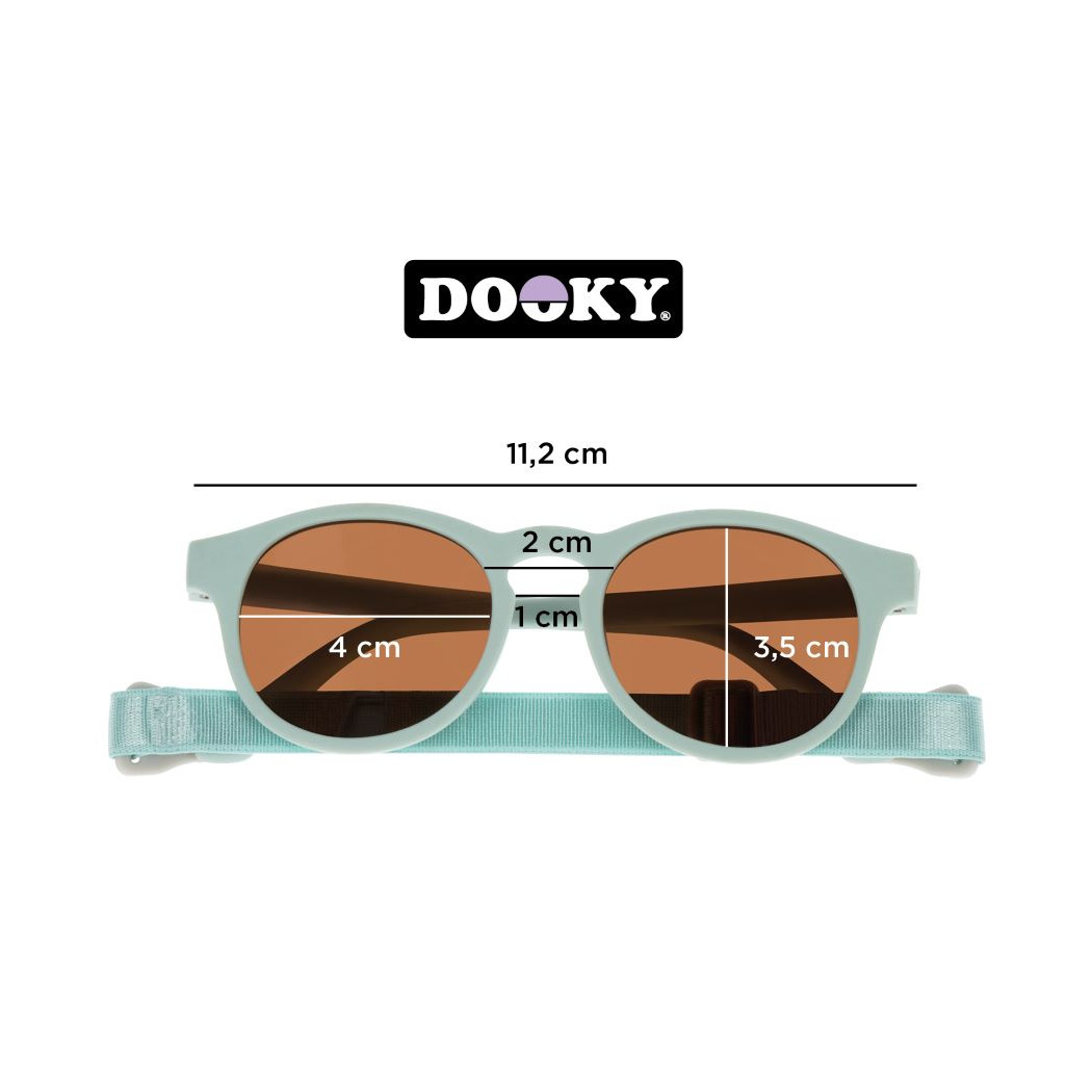 Pink Aruba - Okularki Przeciwsłoneczne dla Dzieci - Filtr UV i Polaryzacja - 6-36 miesięcy - Dooky