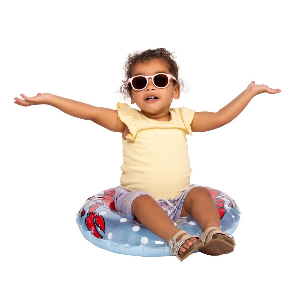 Pink Aruba - Okularki Przeciwsłoneczne dla Dzieci - Filtr UV i Polaryzacja - 6-36 miesięcy - Dooky