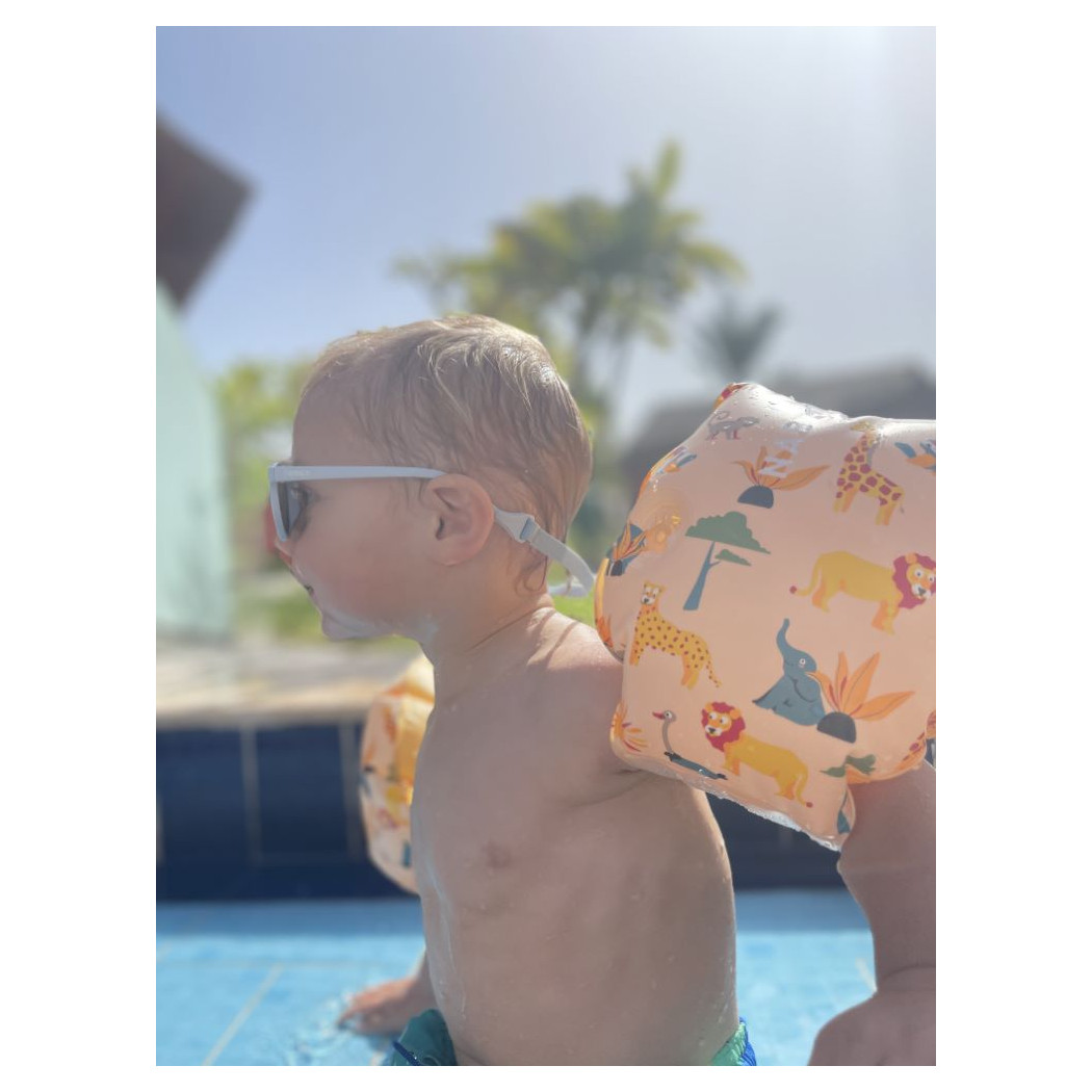 Blue Aruba - Okularki Przeciwsłoneczne dla Dzieci - Filtr UV i Polaryzacja - 6-36 miesięcy - Dooky