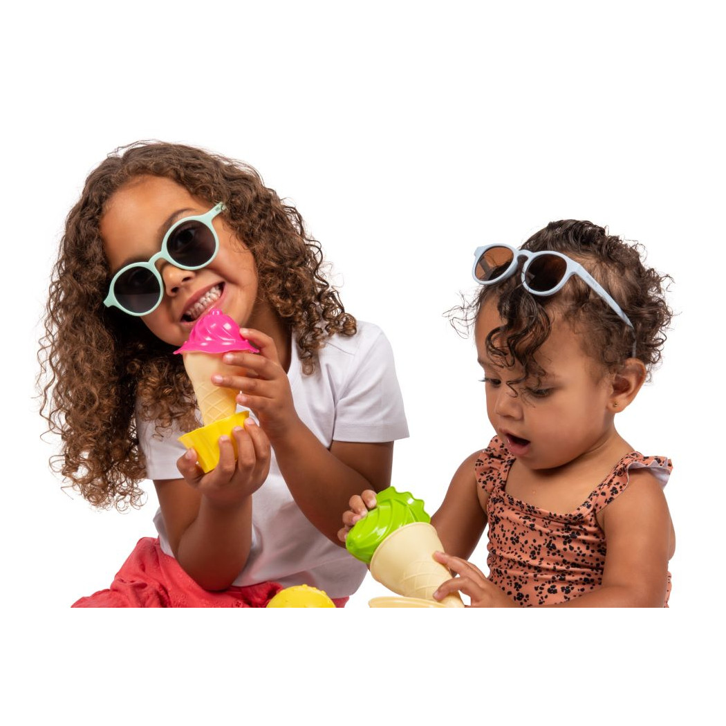 Blue Aruba - Okularki Przeciwsłoneczne dla Dzieci - Filtr UV i Polaryzacja - 6-36 miesięcy - Dooky