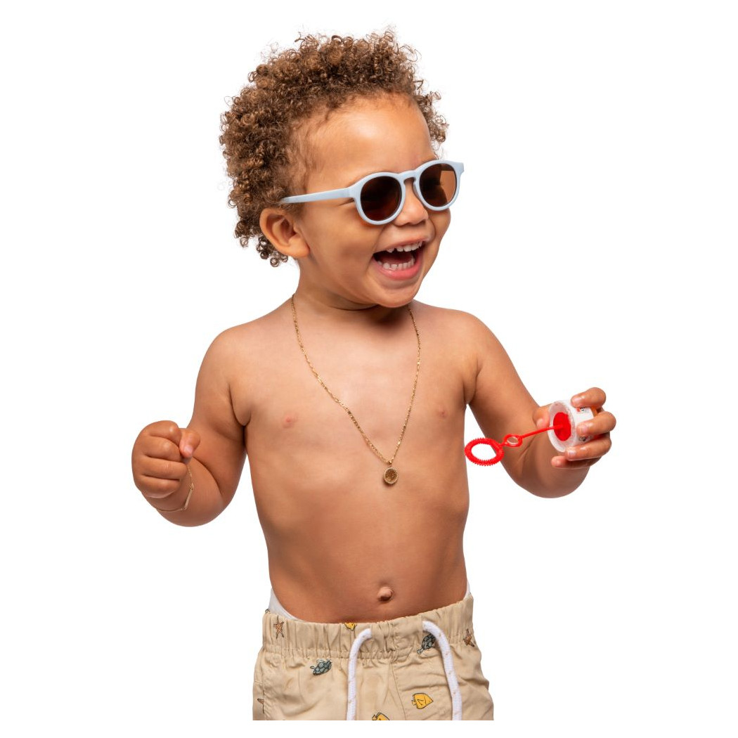 Blue Aruba - Okularki Przeciwsłoneczne dla Dzieci - Filtr UV i Polaryzacja - 6-36 miesięcy - Dooky