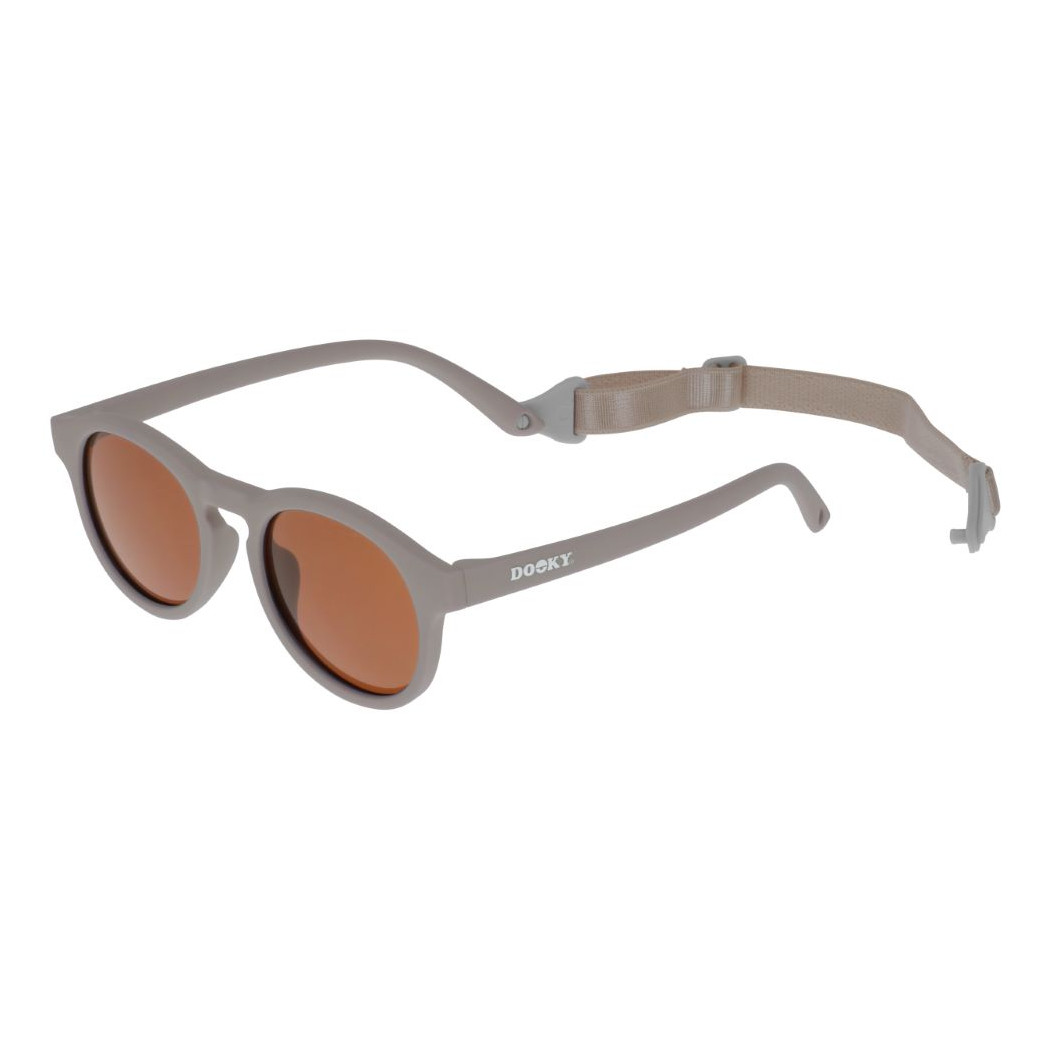 Taupe Aruba - Okularki Przeciwsłoneczne dla Dzieci - Filtr UV i Polaryzacja - 6-36 miesięcy - Dooky