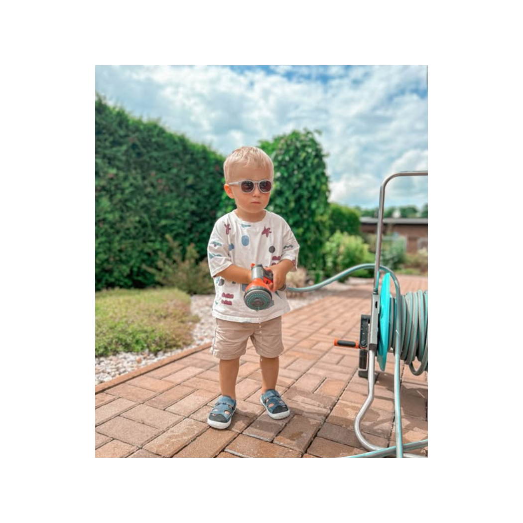 Taupe Aruba - Okularki Przeciwsłoneczne dla Dzieci - Filtr UV i Polaryzacja - 6-36 miesięcy - Dooky