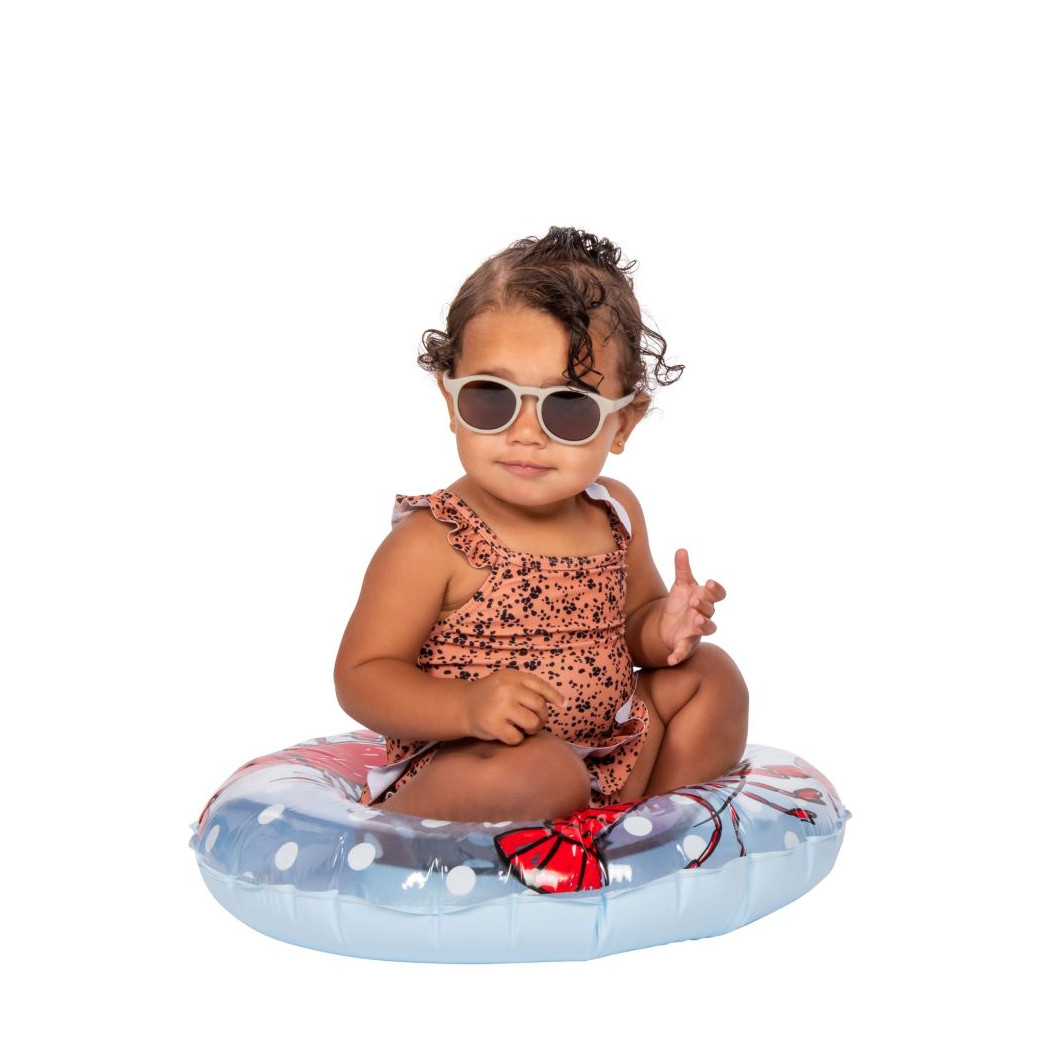 Taupe Aruba - Okularki Przeciwsłoneczne dla Dzieci - Filtr UV i Polaryzacja - 6-36 miesięcy - Dooky