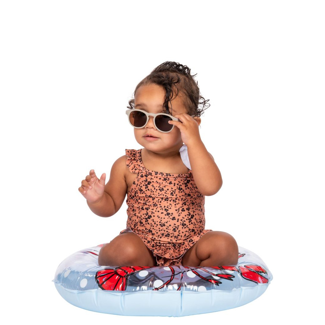 Taupe Aruba - Okularki Przeciwsłoneczne dla Dzieci - Filtr UV i Polaryzacja - 6-36 miesięcy - Dooky